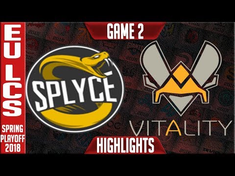 VIT vs SPY Highlights Game 2 | EU LCS 3rd Place Playoffs Spring 2018 | Vitality vs Splyce G2