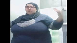 Curvy bbw Arab model show different abaya for plus sizes suitable for dance 