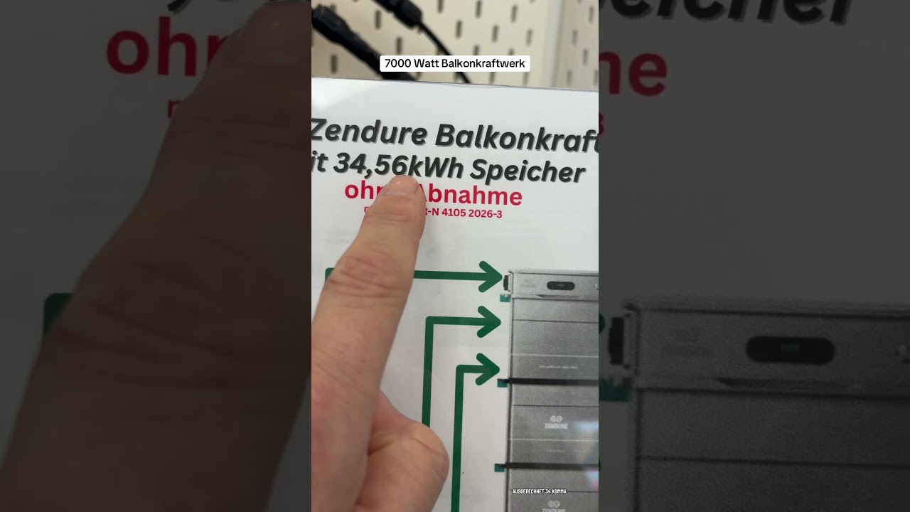 Ein Hersteller - eine App - das 7000Watt-Balkonkraftwerk
