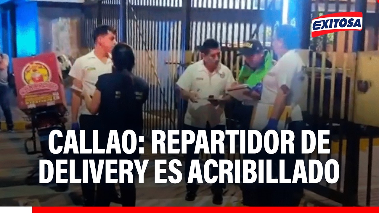 🔴🔵 Repartidor de delivery es acribillado y permanece con pronóstico reservado tras ataque armado