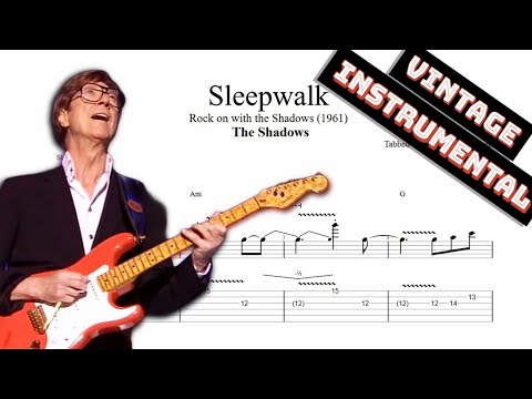 The Shadows - Sleepwalk TAB - vintage guitar tabs (PDF + Guitar Pro)