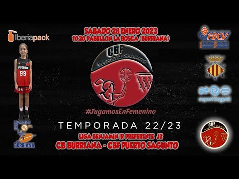 Videohighlights Cb Burriana - Benjamín CBF Puerto Sagunto Iberiapack (J2 LIGA 22-23)