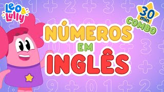 CONTAR EM INGLÊS | CONTANDO NÚMEROS| APRENDER OS NÚMEROS E INGLÊS | CONTA E ME CONTA | LEO  E LULLY