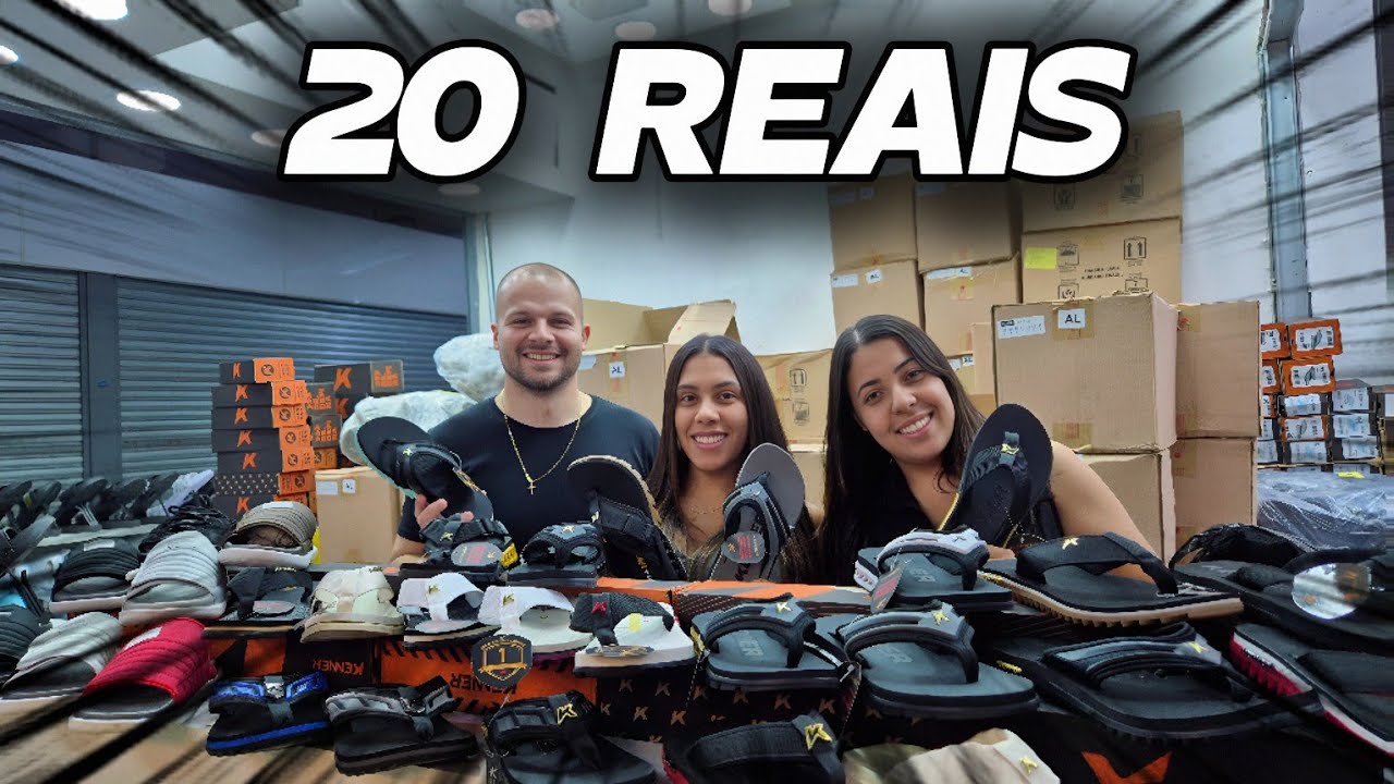 🔥 CHINELOS NO ATACADO A PARTIR DE R$19,99! A MELHOR FONTE DO BRÁS REVELADA! 😱