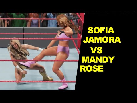 WWE 2K19 Sofia Jamora vs Mandy Rose - Knockout Match