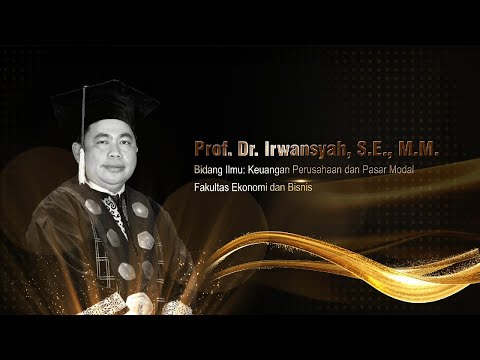 Thumbnail YouTube Prof. Dr. Irwansyah, S.E., M.M.