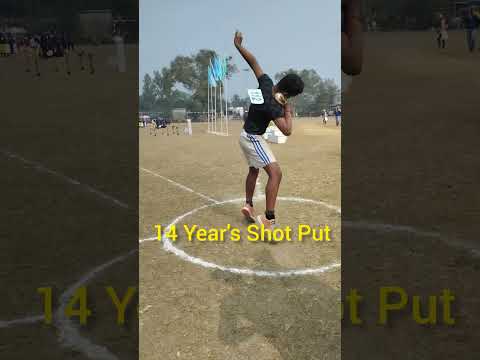 U-14 Year's Boy's Shot Put Throw #school #meet #motivation #shorts