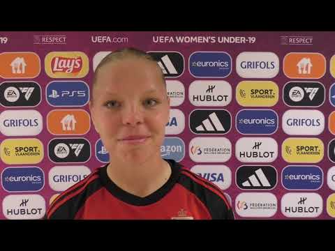 Amy Littel na België U19 - Nederland U19 op 18.07.2023