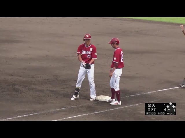 【ファーム】イーグルス・聖澤 センターへのタイムリーヒット!! 2018/6/8 M-E(ファーム)