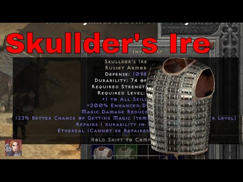 D2R Unique Items - Skullder's Ire (Russet Armor)