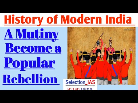 A Mutiny Becomes a Popular Rebellion|History of Modern India|Animated Video| @Selection_IAS #upsc