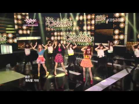 HD 120601 Girls' Generation SNSD TaeTiSeo TTS - Twinkle @ Music Bank
