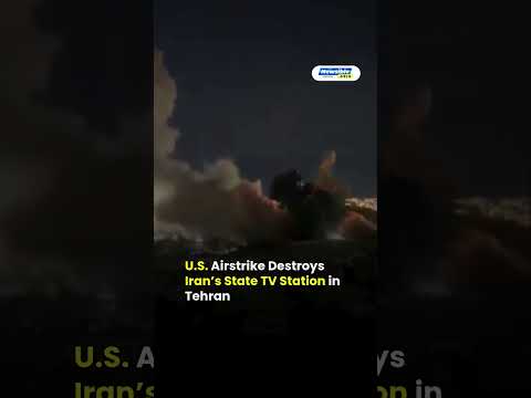 Explosion at Iran State TV Building in Tehran | Middle East War Escalates