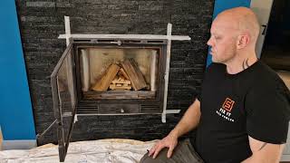 Paint your log burner stove