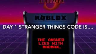 Stranger Things Puzzle Roblox Th Clip - 