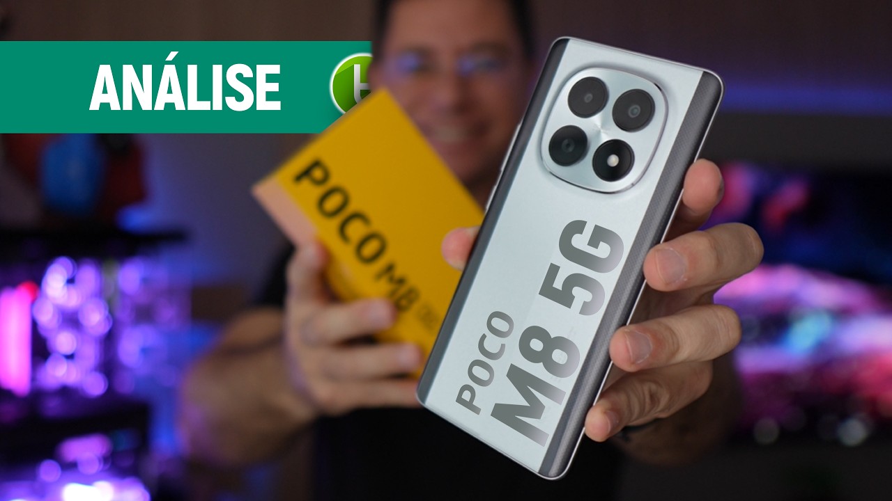 Miniatura da avaliação em vídeo de Smartphone Xiaomi Poco M8 5G 256GB 8GB RAM NFC