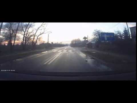 Pirat drogowy w Strzemieszycach 10.01.2015