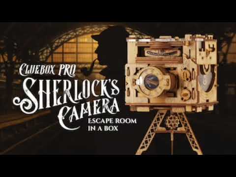 CLUEBOX PRO - Sherlock's Camera. Escape room in a box