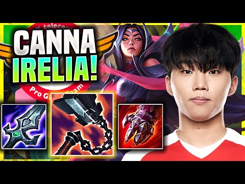 CANNA TRIES IRELIA WITH NEW ITEMS! - T1 Canna Plays Irelia Top vs Gnar! | Season 11