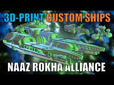 CUSTOM FACTION SHIPS for Twilight Imperium – Naaz Rokha Alliance