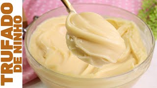 RECHEIO TRUFADO DE NINHO PERFEITO! SUPER CREMOSO E ESTRUTURADO! | Para bolos, doces e potes!