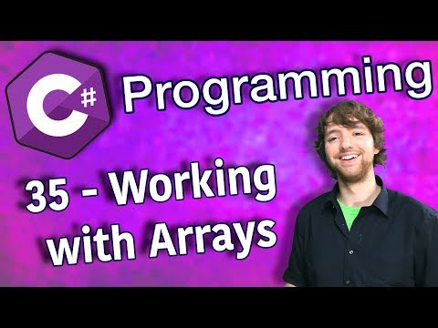 C Programming Tutorial 35 Working with Arrays