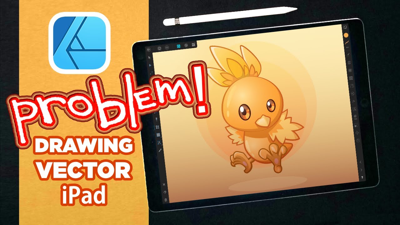 Affinity Designer Drawing Vector Problems / Pokemon Torchic Fan Art