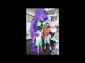 Evan With Melissa Meets Barney In 1991 Birthday Party