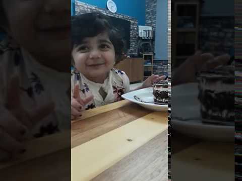 Cute Rania Baby enjoying Desert Cake compilation  | Babies and Food