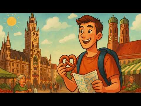A Day in Munich (A2) | Learn German by Listening