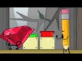 BFDIA Press The Red Button With Electronic Sounds