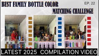 THE FUNNIEST & MOST ENTERTAINING BOTTLE COLOR MATCHING CHALLENGE -LATEST 2025 COMPILATION VIDEO