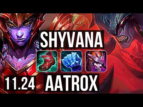 SHYVANA vs AATROX (TOP) | 5/0/3, 500+ games, 800K mastery | EUW Master | 11.24