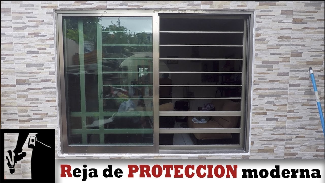 Cómo hacer reja de protección moderna para ventana || Herrería