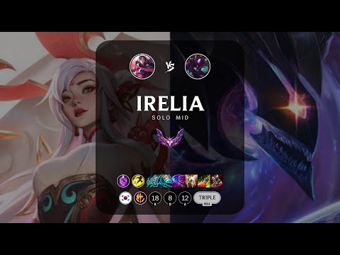 Irelia Mid vs Kha'Zix - KR Master Patch 13.13