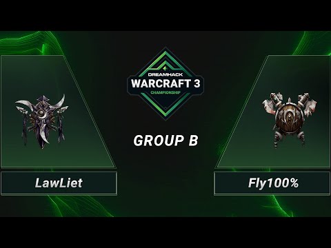 WC3 - LawLiet vs. Fly100% - Group B - DH 2020 Regional Championship - Asia