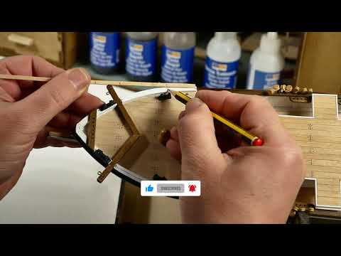 CUBIERTA 37- Como construir la barandilla de proa. ENDURANCE - Modelismo Naval - Artesanía