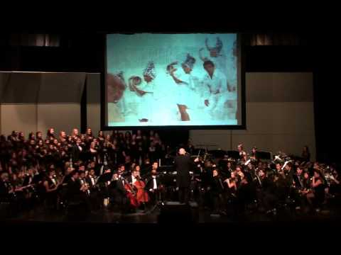 LOHS Symphonic Band in performance with LOHS Choir 3-14-2013