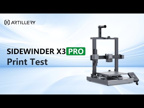 Artillery Sidewinder X3 Pro 3D Printer Demo