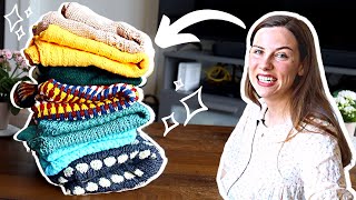 How to make your sweaters look ✨ brand new ✨ hand washing ALL of my hand knits