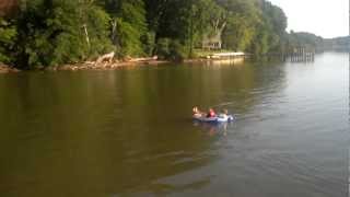 preview picture of video 'Boating Upper Chesapeake Bay - Lloyd's Creek Raft-Up (5/19/12) Part 3'