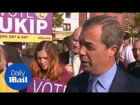 Nigel Farage is campaigning in Heywood and Middleton - Daily Mail