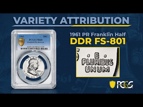 1961 Proof Franklin Half Dollar Doubled Die Reverse | PCGS Variety Attribution