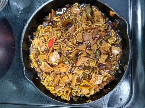 Magnificent, mongolian roast beef and noodles,...