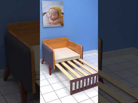 Wooden Sofa Bed For Simple Style | 3 In 1 Furniture