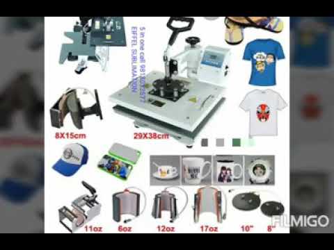 5 In 1 Heat Press Machine