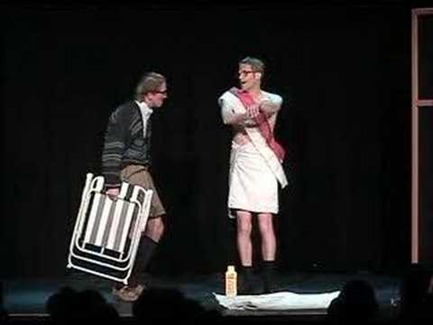 Willi und Ernst am Koblenzer Strand