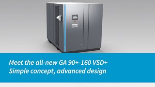GA 110-160 VSD+ olajbefecskendezéses csavarkompresszor