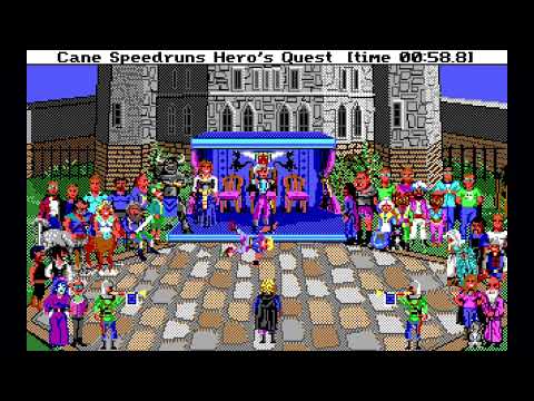 Quest for Glory I Any% in 0:58.8 (Former WR)