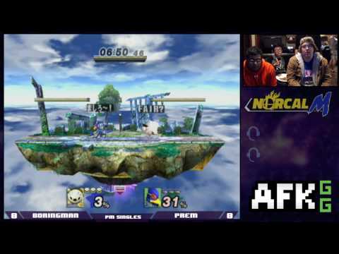 AFK1 - Winners Quarters - Vote4 | Boringman (Metaknight) vs prem (Falco)